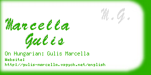 marcella gulis business card